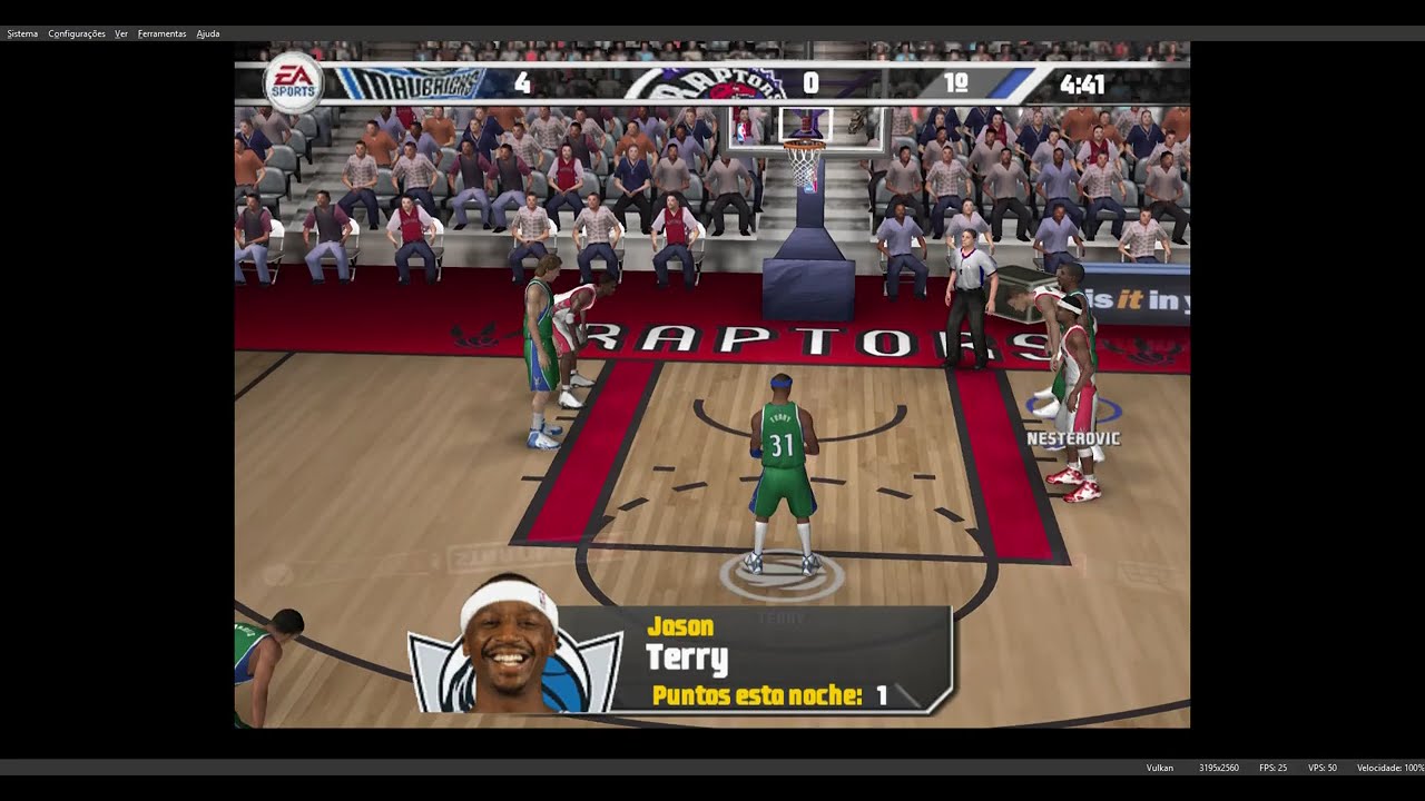 NBA Live 07 on the PS2 is still fun to play!
