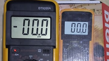 MULTIMETER UNBOXING dt9205A