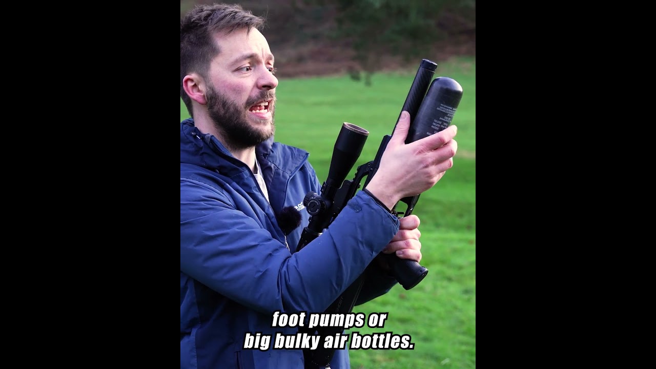 The BRK Ghost airgun has a removable bottle!