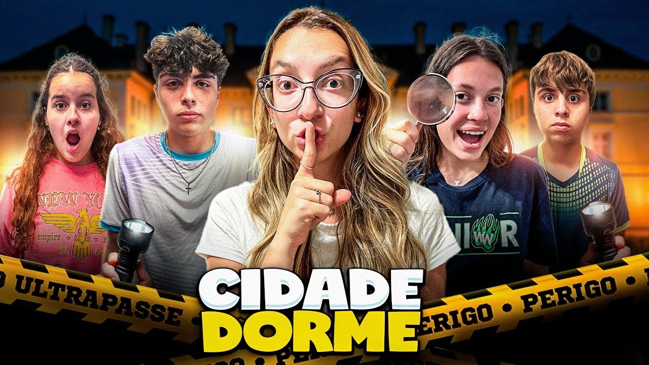 JOGAMOS CIDADE DORME COM NOSSOS AMIGOS YOUTUBERS