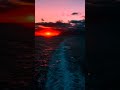 Sunset from the middle of Ocean #oceanbeauty #sunset
