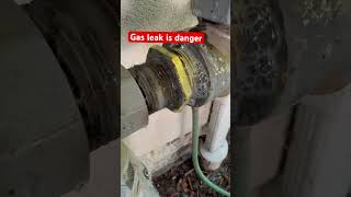 Gas leaks | how to check gas leak? Either soap or electronics gas leak detector.