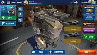 Weapons like Tempest in War Robots | Mech Wars Multiplayer Robots Battle | Rusty with 2x Heavy Twins screenshot 1