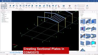 Creating Sectional Plates in COMOSYS
