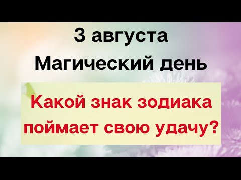 3 августа -