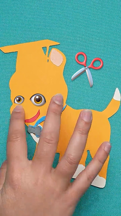 Simple Paper Craft For Kids! ✂️🐶  B-I-N-G-O