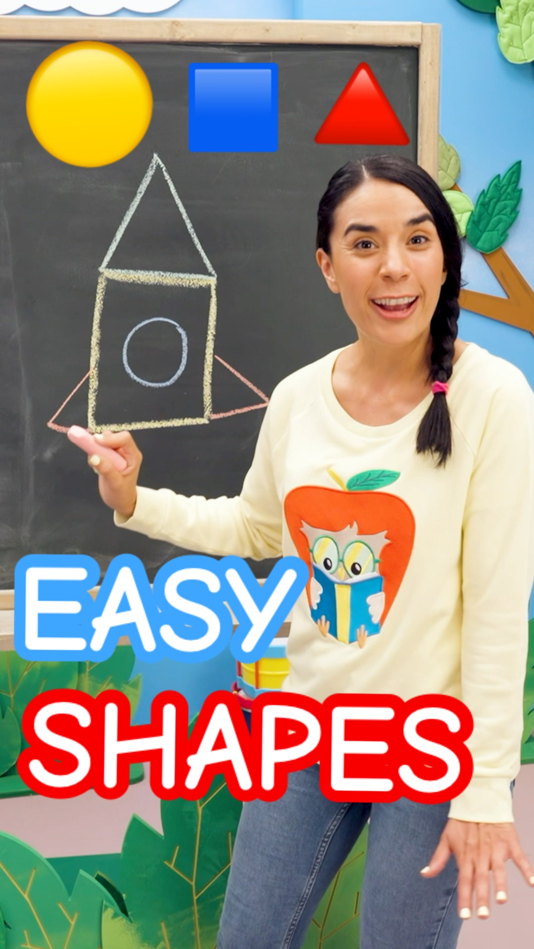 Learn to Draw EASY SHAPES ?? for Kids with @CoComelonClassroom ! #shorts #howto