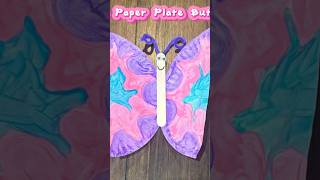Cute Paper Plate Butterfly #activitiesforkids #homeschoolactivities #paperplatecrafts