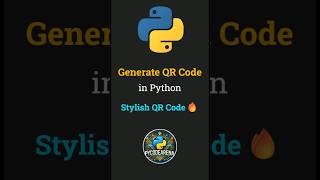 🔥 Generate Stylish QR Code in Python In Just 1 minute 😱 #shorts #python #coding #trending #viral #ai