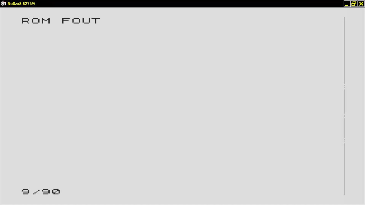 ROM Test 1983  SINCLAIR ZX80 ZX 80 ZX81 ZX 81 Science of Cambridge Ltd