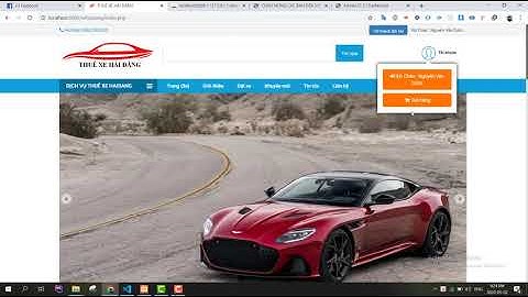 Giới thiệu - Demo website ứng dụng thuê xe tự lái php mysql 2020