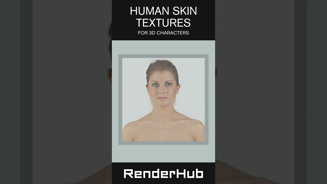 Human Skin Textures for 3D Characters