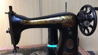 アンティークミシン・上糸の通し方・家庭用HA-1ミシン・《ミシン帝国》