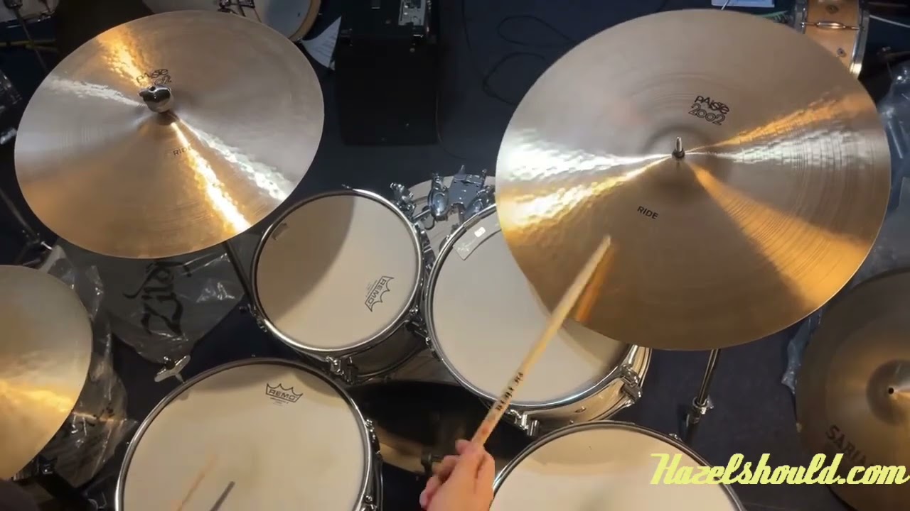 Vintage 1979 Paiste 2002 Factory-Stamped Ride 20” 2153 Gs