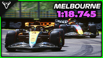 Melbourne Pole Lap 1:18.745 | Formula Hybrid 2022 V3 - Setup + Onboard (CSP Physics)