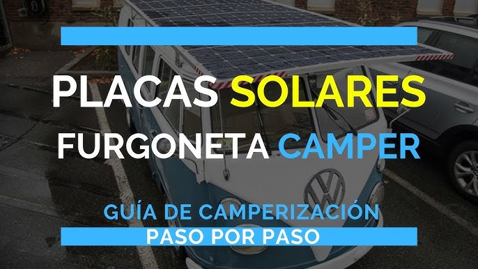 Placa solar de autocaravana en Madrid - Camperdadi