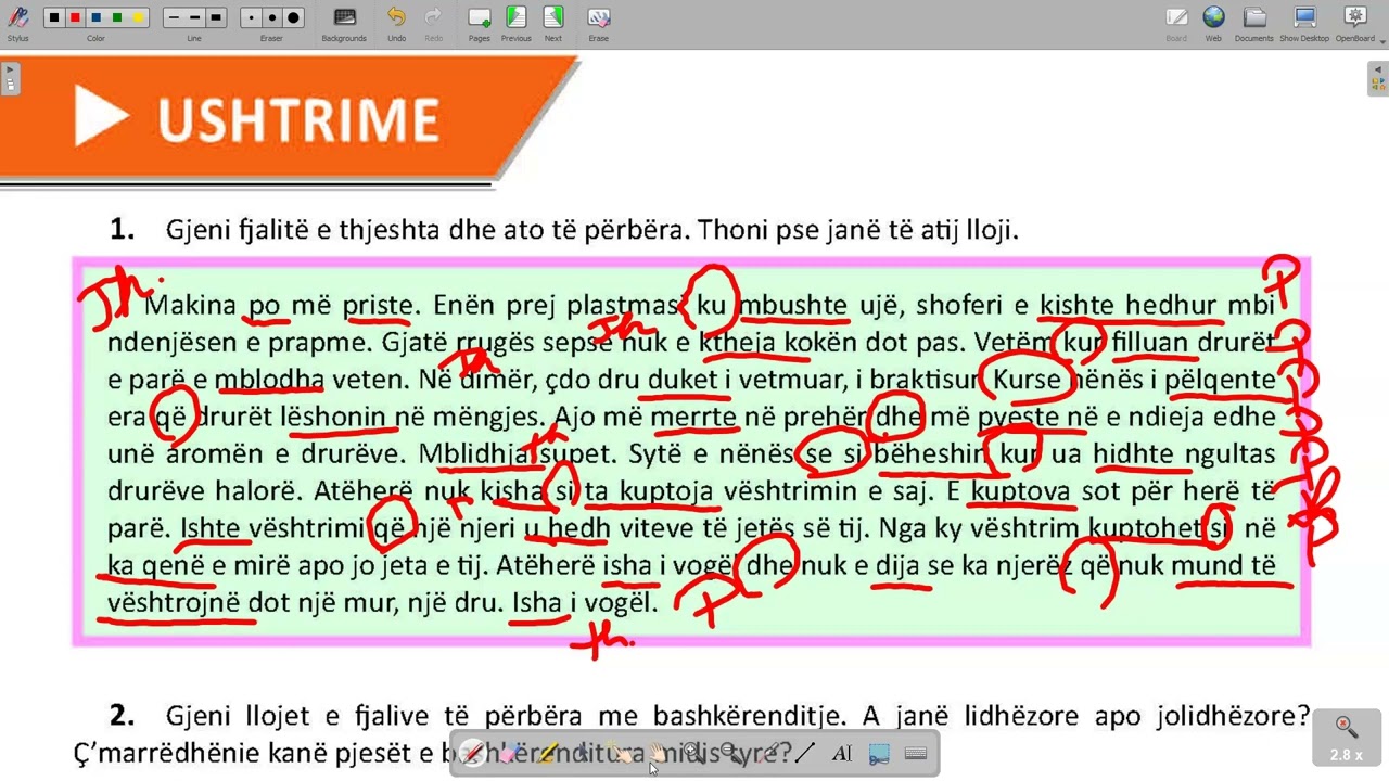 120 Gjuha 9 Filara Mesimi 120 Sintakse Ushtrime