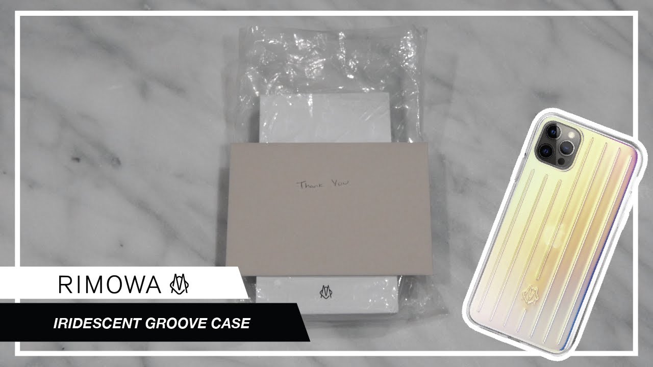 2020 UNBOXING & FIRST IMPRESSIONS: RIMOWA IRIDESCENT GROOVE CASE IPHONE 12  PRO MAX | the humble bag