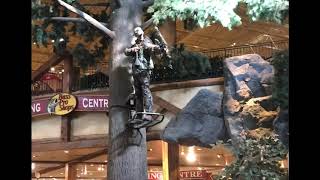 Inside cross iron mills shopping mall