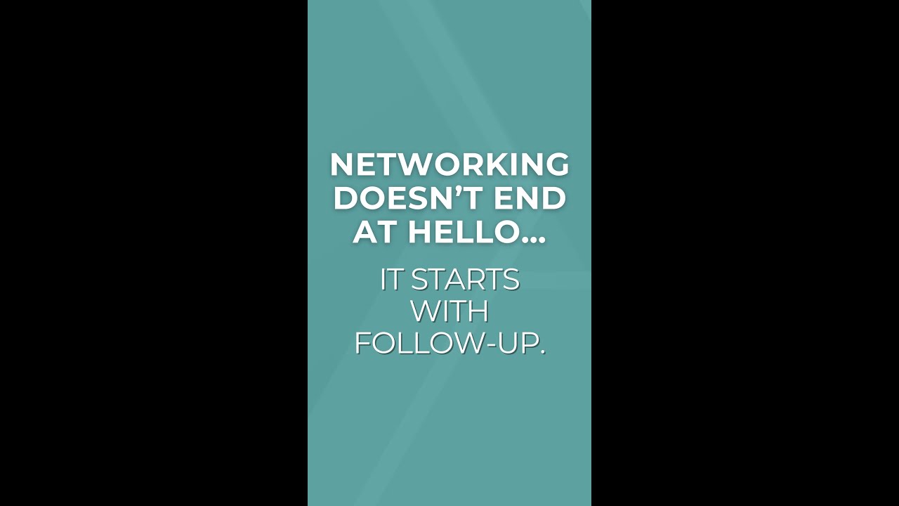 The #1 Networking Mistake Most People Make - YouTube