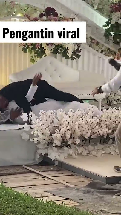 pengantin wanita pingsan saat sungkeman‼️karena baru pertama kalinya bertemu ayahnya #shorts