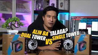 PANOORIN Bago BUMILI ng CPU Air Cooler if Dual or Single Tower? ft Sama A60L vs A40L Benchmark Test
