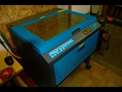 Universal Professional CO2 laser Cutter Engraver 60 Watts for Sale - YouTube