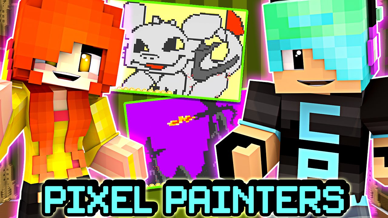 Pixel Painters "Dragon" Cute or Epic DOLLASTIC PLAYS with GamerChad