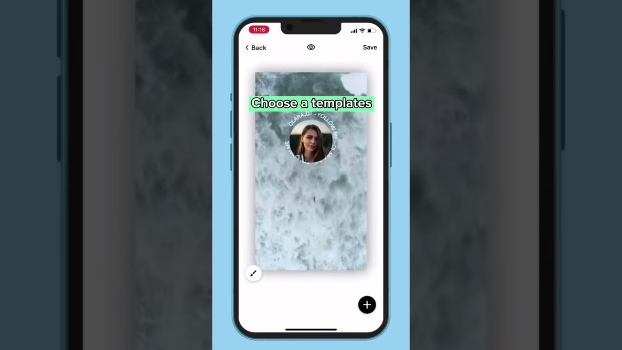 Editable templates for IG Reel and Story