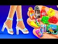 22 SLIME HACKS FOR BARBIE AND LOL DOLL/ DIY Clothes, shoes, mini Elmers, gloves and Dollhouse crafts