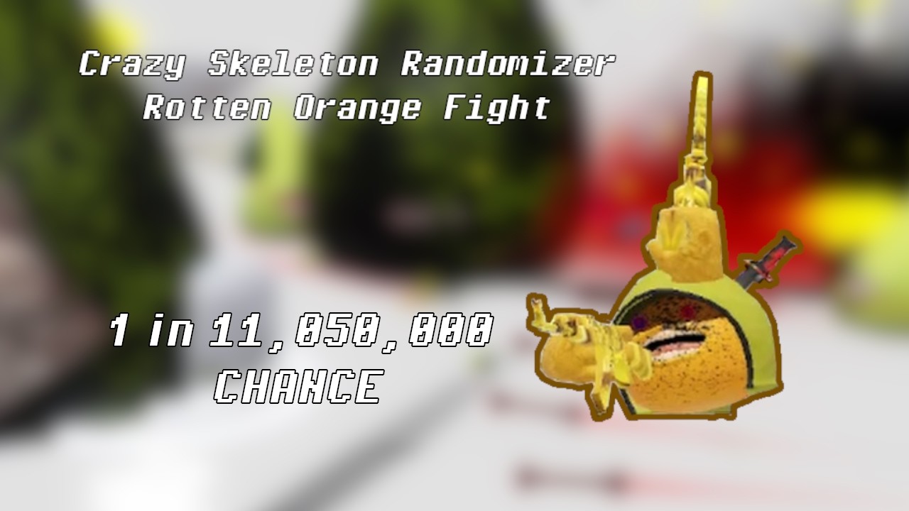 Roblox Crazy skeleton Randomizer Rotten Orange