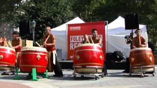 CHIO-TIAN folk drums and arts group TAIWAN - DIN TAO 08.04.12 (1 of 2)