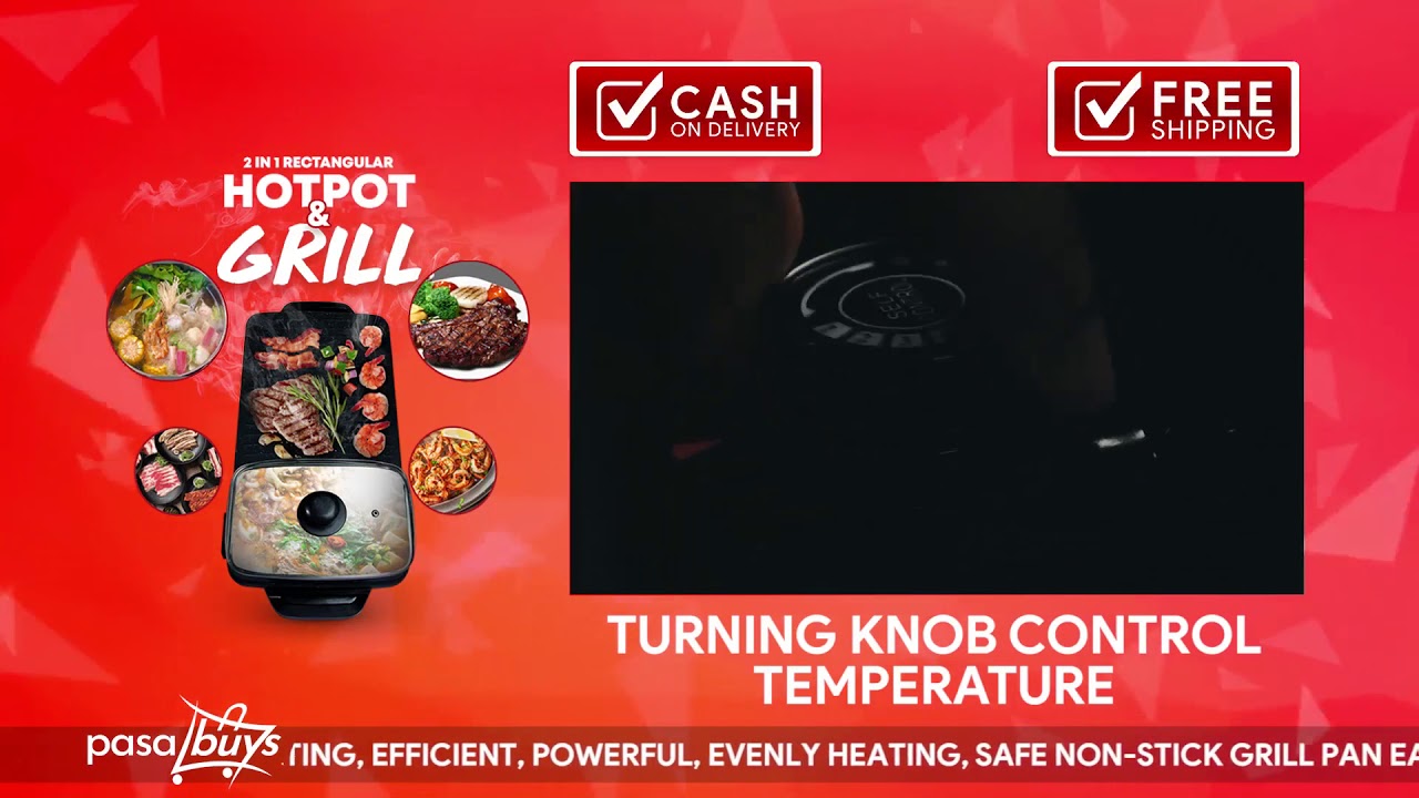 2 in 1 Hot Pot and Grill YouTube