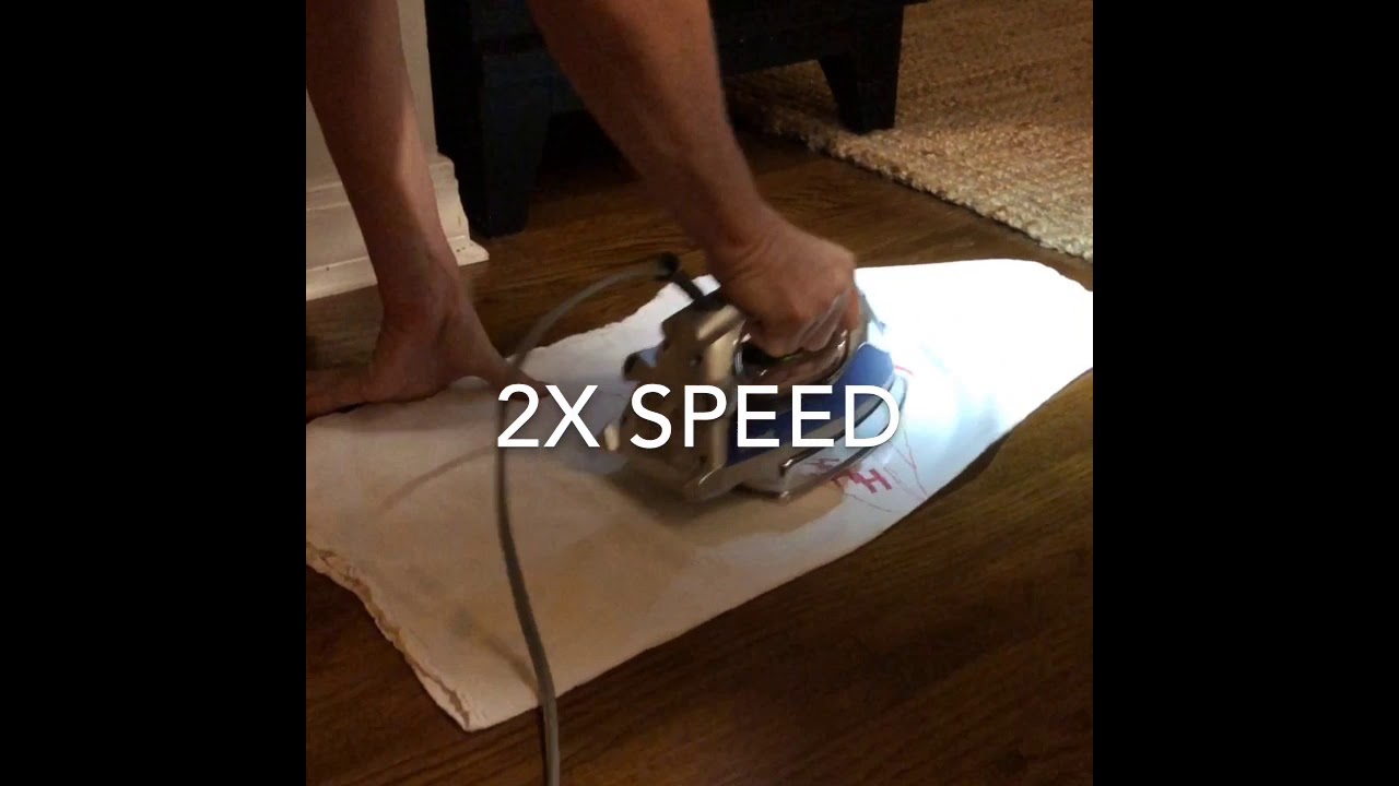 Fixed Milky White Mark Left On Hardwood Floor By Shark Steam Mop Using A Dry Iron Towel