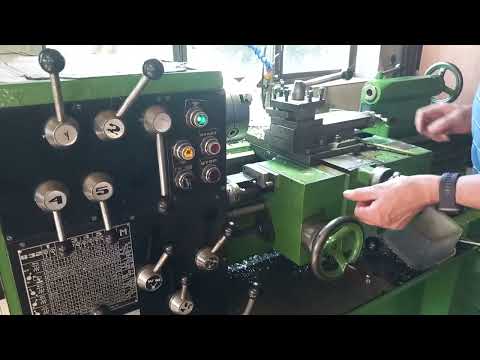 KOVO S32 Lathe: How to start it step-by-step - overview of the levers