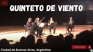 Quinteto de instrumentos de viento.