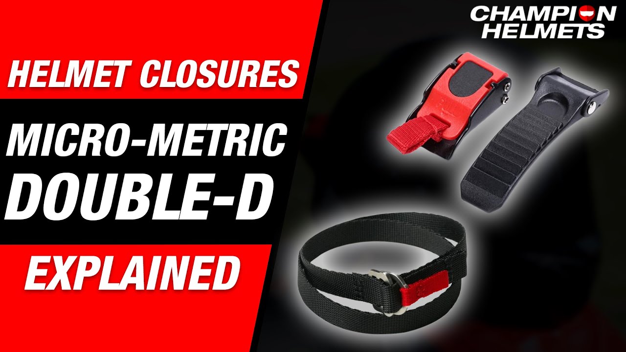 Double D-Ring vs Micrometric Closures: Which Offers Better Safety? - Champion Helmets