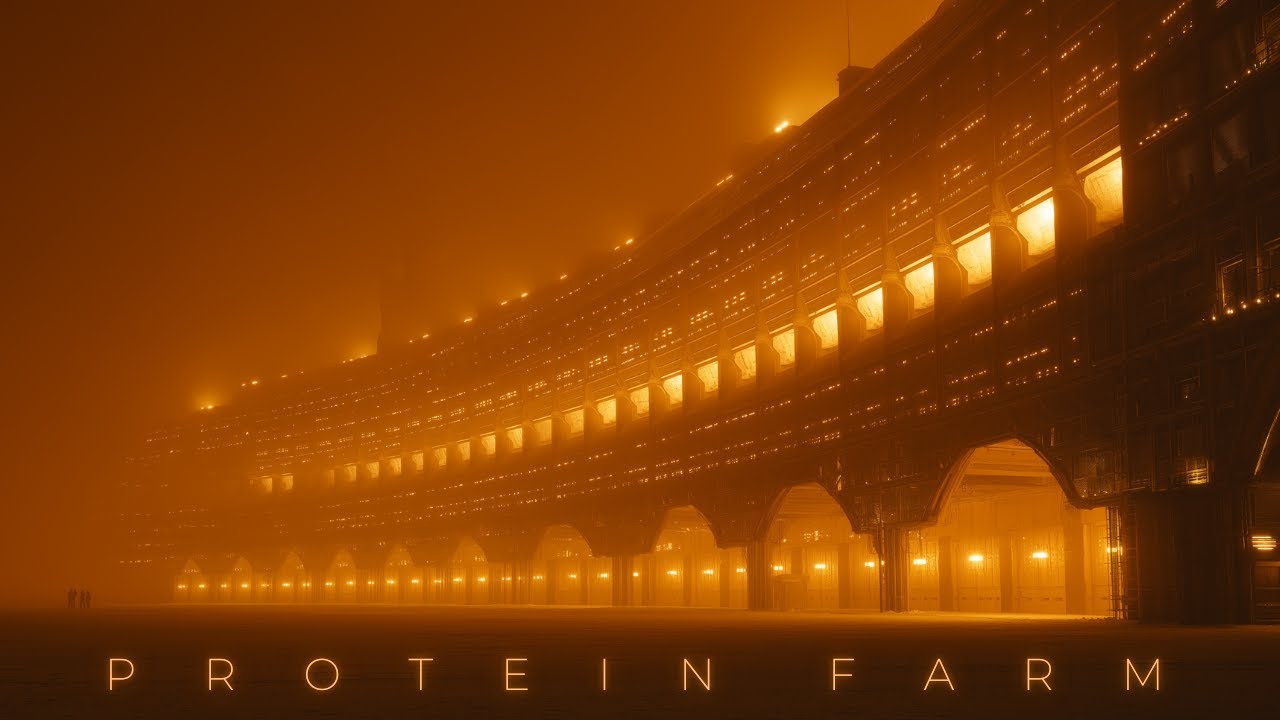 PROTEIN FARM - Cyberpunk Ambience - Blade Runner Focus & Sleep Soundscape - Deep Relaxation Music