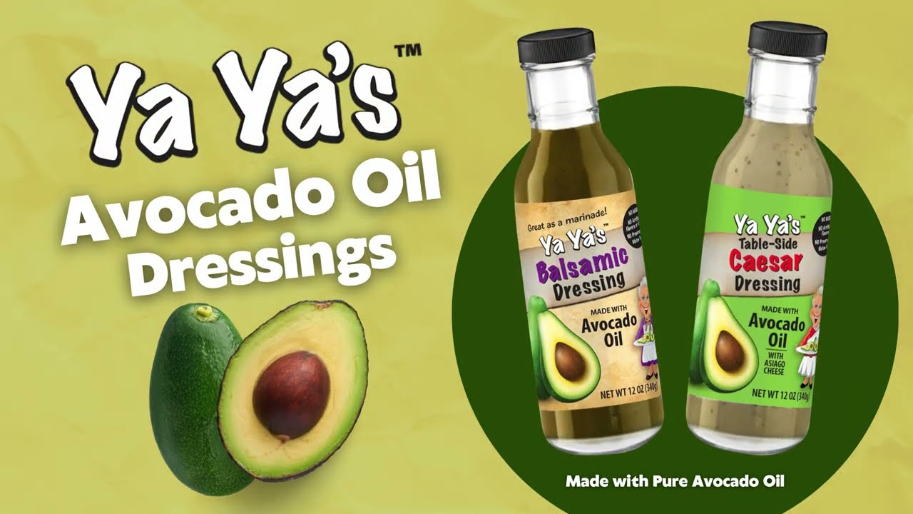 YAYA'S SALAD DRESSINGS | AVOCADO OIL FLAVORS