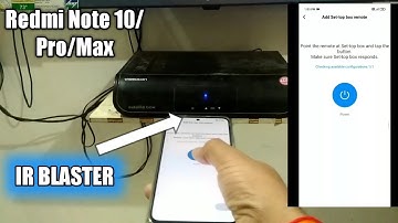 How to Use IR Blaster in Redmi Note 10/pro/max Mobile | Mi Remote use in Redmi Note 10/pro/max