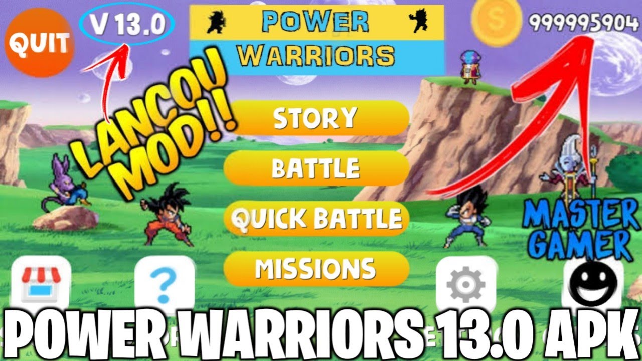 INCRÍVEL!!! POWER WARRIORS 13.0 APK BAIXAR E INSTALAR APK MOD