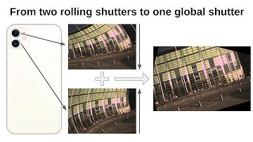 From two rolling shutter to one global shutter (CVPR 2020 Oral)