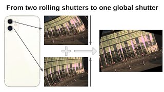 From two rolling shutter to one global shutter (CVPR 2020 Oral)