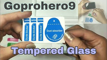 How to install Tempered Glass on Gopro Hero9 Black | Gopro Hero9 Screen Protector Guide