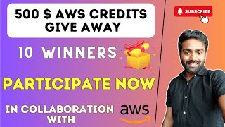 500 Dollars Giveaway | How to participate  | In Collab with AWS abhishekveeramalla aws