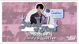 Best of #Jikook • Jungkook being Jimin's biggest supporter