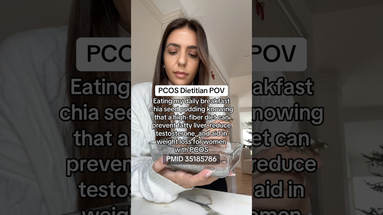 Did you know that chia seeds are great for PCOS? 