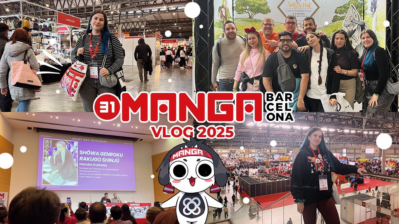 ¡GASTANDO TODO NUESTRO DINERO! 📚💸✨ Vlog Manga Barcelona 2025 + Compras de manga, artistas y más