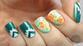 aztec nail design tutorial 2