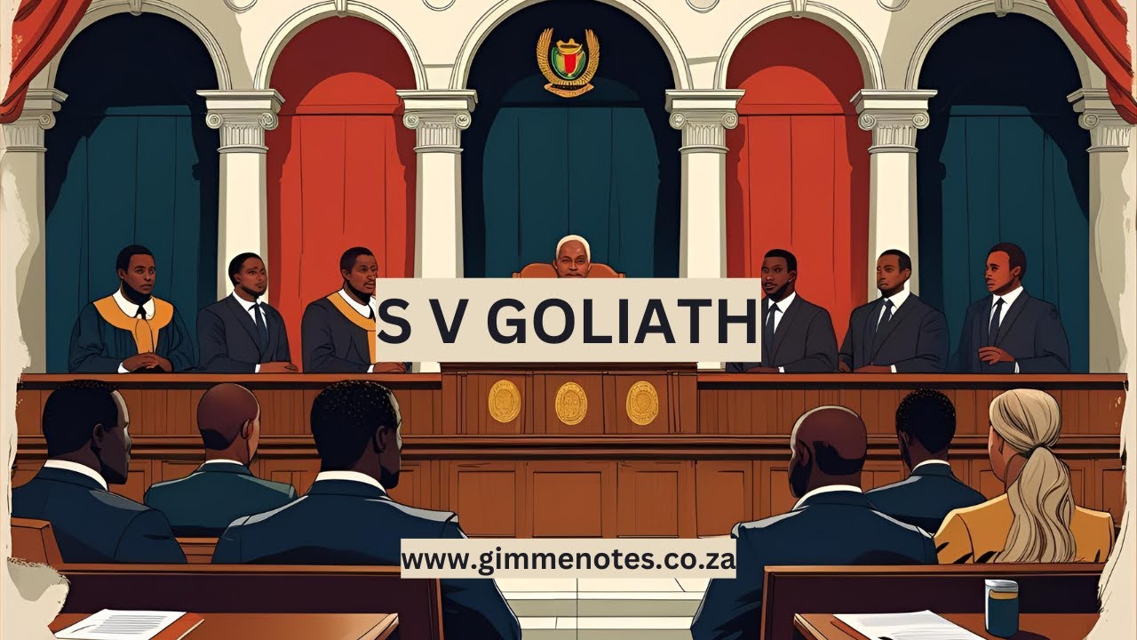 S v Goliath (1998) – Circumstantial Evidence & Limits of Appeal